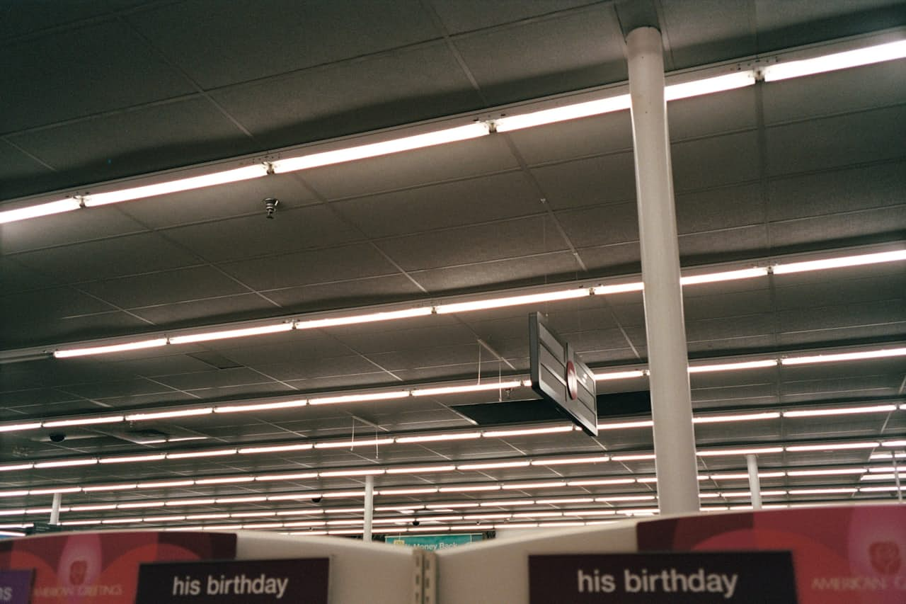 Lighting and signage in a shared retail common area of the kind funded by CAM charges